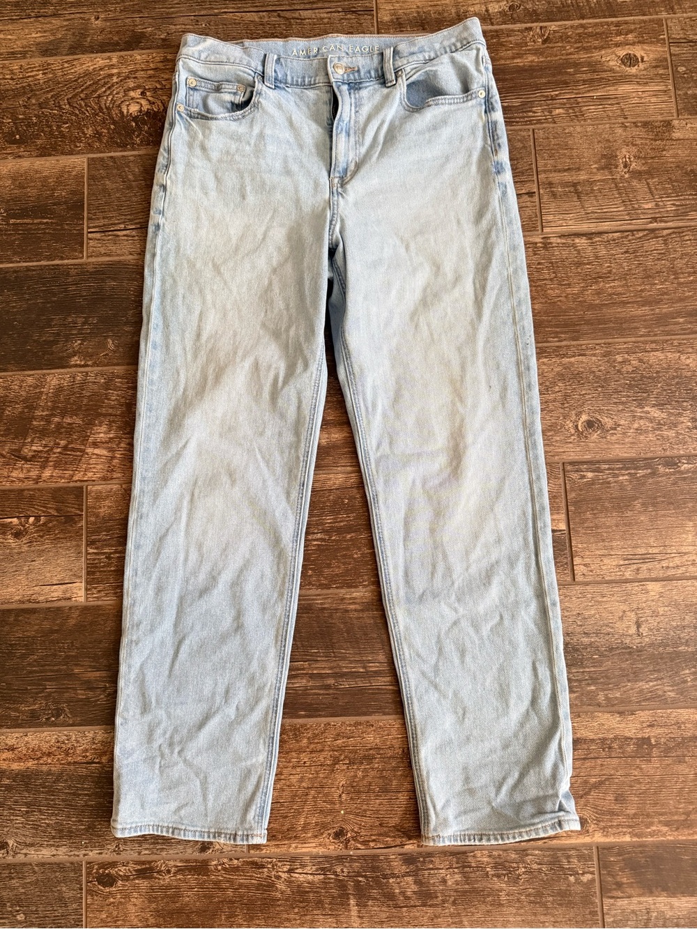 American Eagle Outfitters Light Blue Straight Jeans